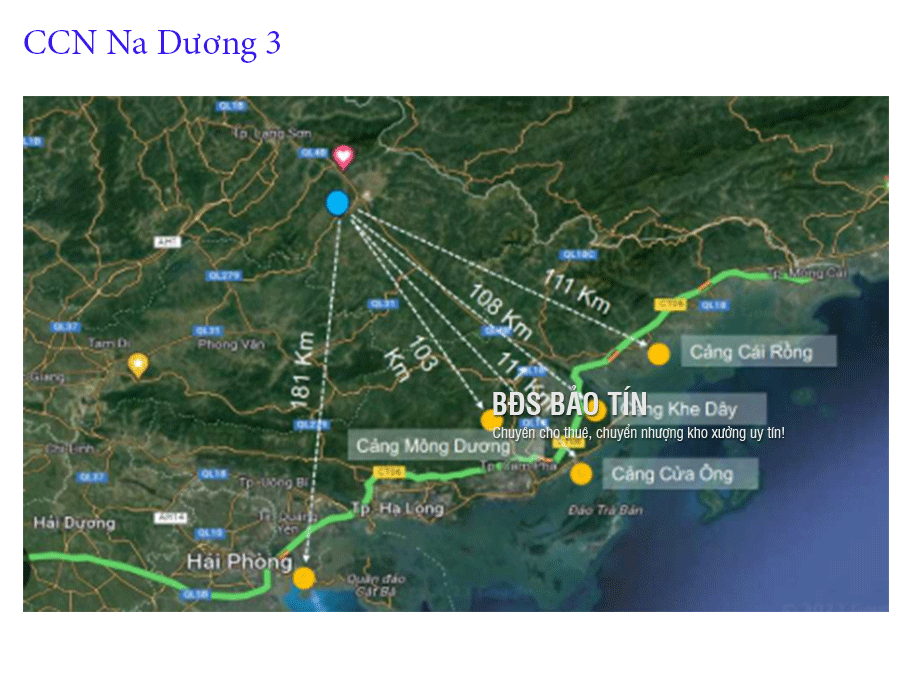 Cụm công nghiệp Na Dương 3: Vị trí chiến lược, chi phí đầu tư tối ưu